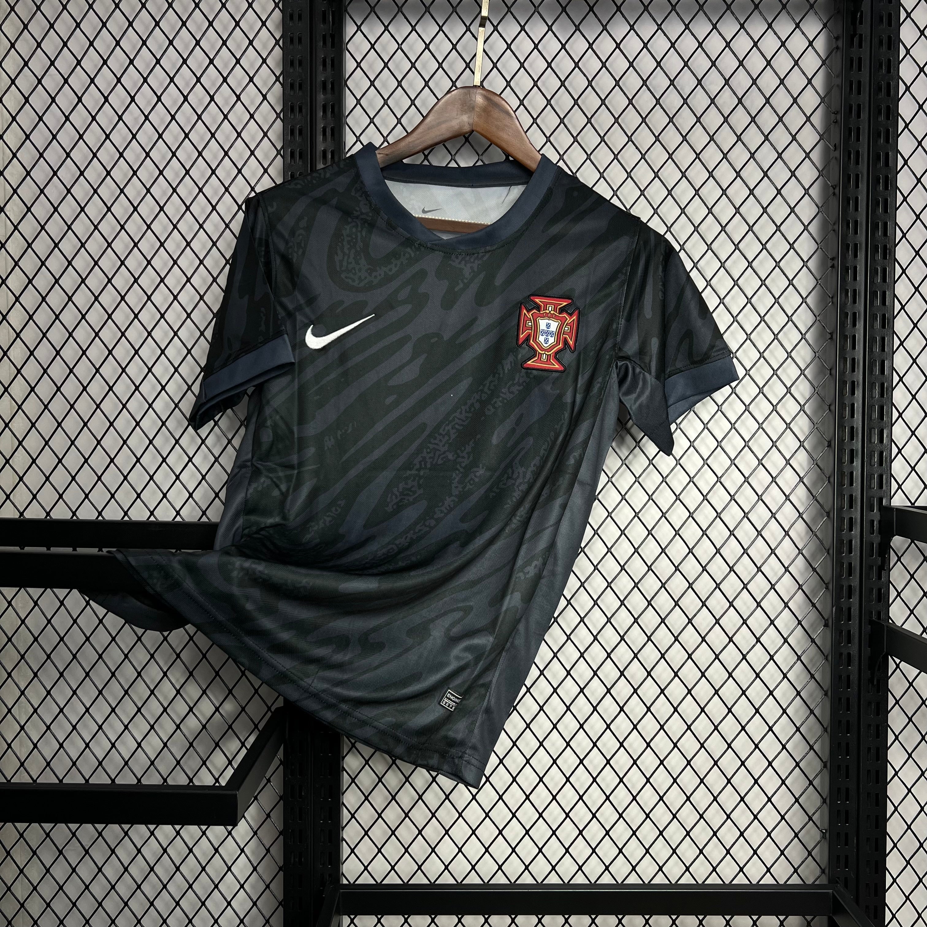 Portugal Maillot Gardien noir Euro 2024/25
