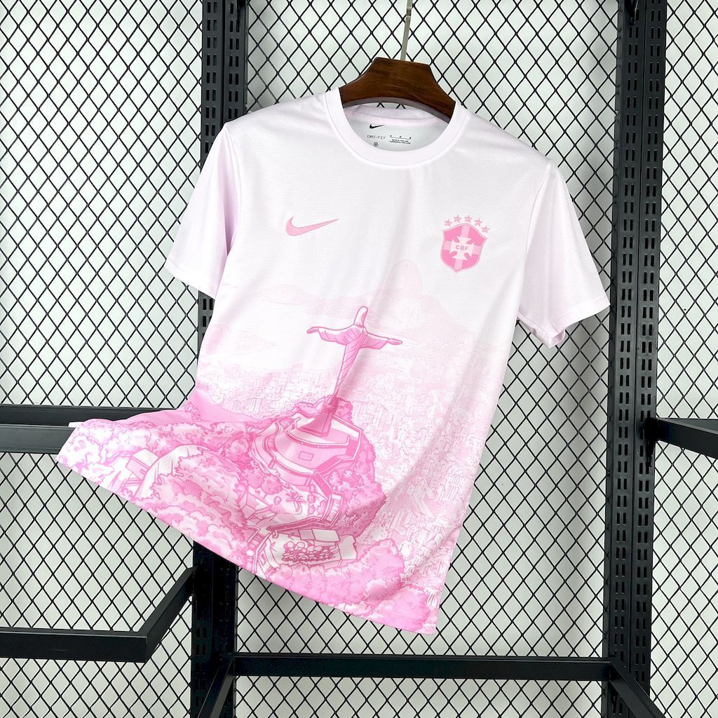 Brésil Maillot concept Christ rose 2025/26