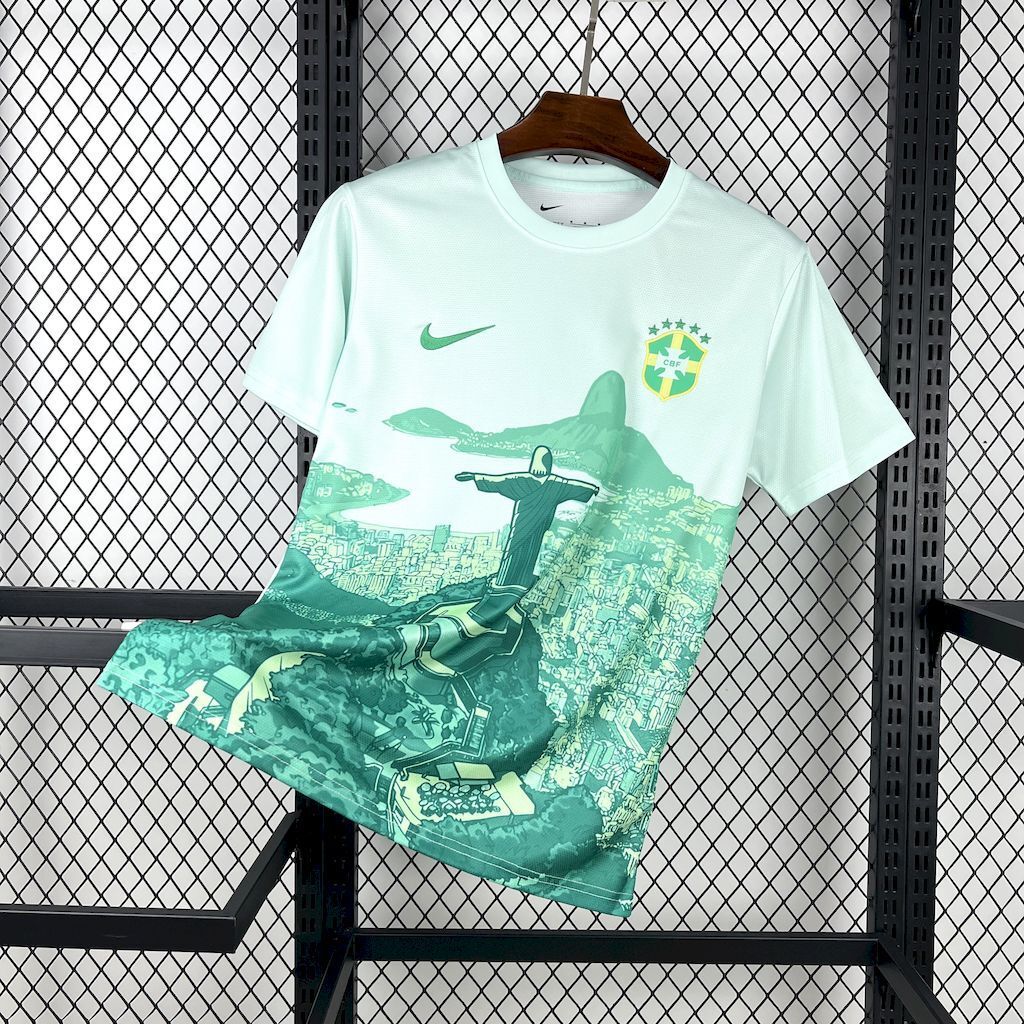 Brésil Maillot concept beu et vert 2025/26
