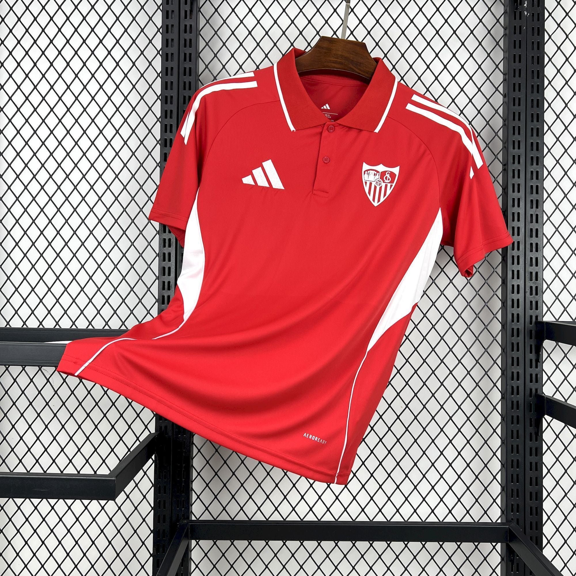 FC Séville Travel Polo rouge 2025/26